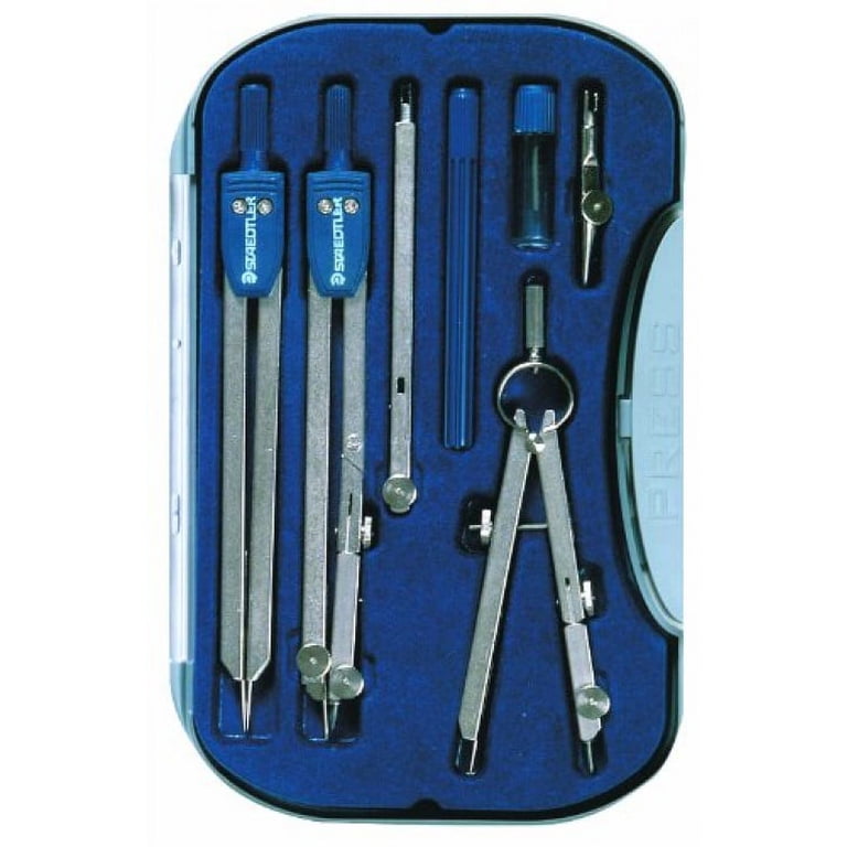 Staedtler Mars Compass Set in Storage Case, 9 pieces (559 09
