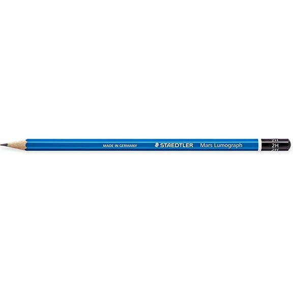 Staedtler Mars Lumograph 100 – Graphite Pencil 2H Blue