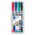 thumbnail image 1 of Staedtler Permanent Pen Lumocolor Duo Twin Type 0.6mm 1.5mm 4 Color Set 348 WP4, 1 of 5