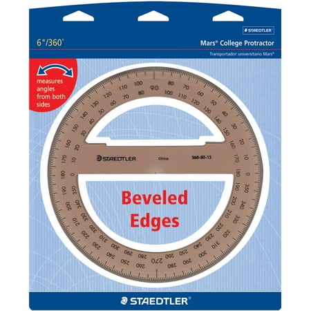 Staedtler Protractor, 6in, 360º