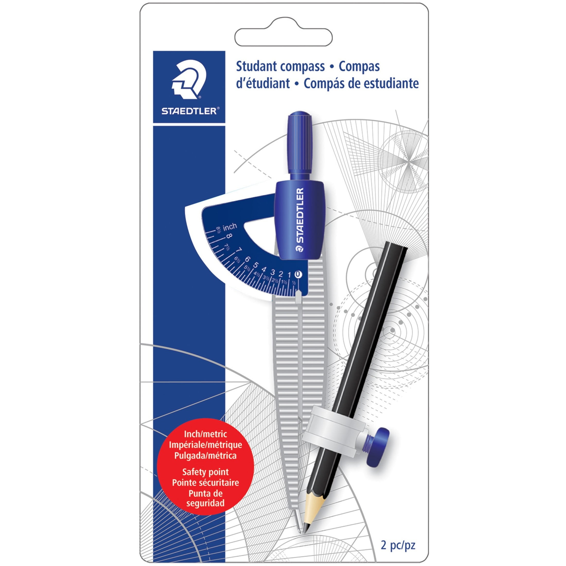 COMPASSO BALAUSTRONE - FABER CASTELL TECH 174607 - Puntolinea Shop