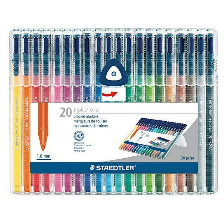 Staedtler Triplus Color 20 Piece Colored Marker Set (20