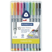 Staedtler Triplus Fineliner Pen Set, 10-Colors