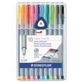 thumbnail image 1 of Staedtler Triplus Fineliner Pen - Set of 10, Assorted Colors, 1 of 6