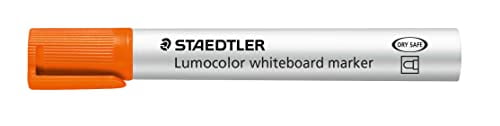Staedtler Whiteboard Marker Lumocolor Round Core Medium Point Orange 10 Pieces 351-4