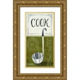 thumbnail image 1 of Staehling, Angela 14x24 Gold Ornate Wood Framed with Double Matting Museum Art Print Titled - Gourmet Cooking, 1 of 4