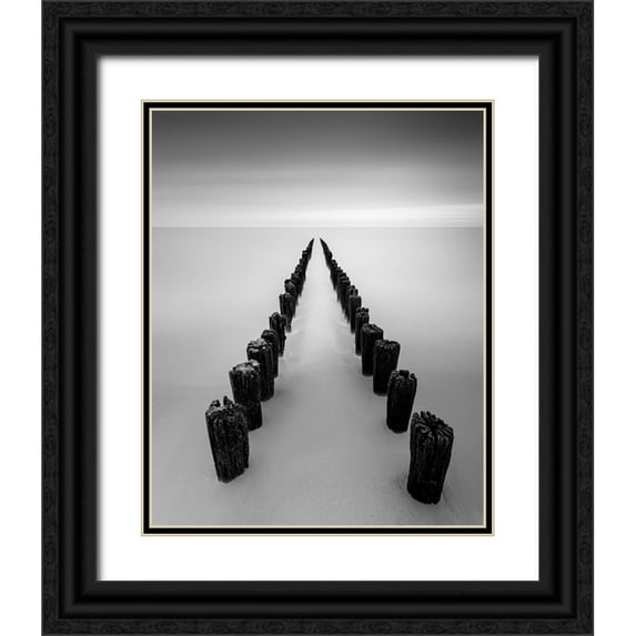 Staelens, Christophe 20x24 Black Ornate Wood Framed with Double Matting Museum Art Print Titled - Worn