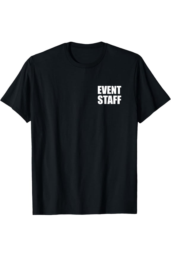 Staff Employee, Event Staff (Front & Back), Uniform T-Shirt