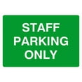 thumbnail image 1 of Staff Parking Only Sign Parking Signs & Permits Metal Sign Tin Sign 8x12 Inch - Caution Safety Warning Security Signs Indoor & Outdoor Signs for Home, Office, Work, 1 of 5