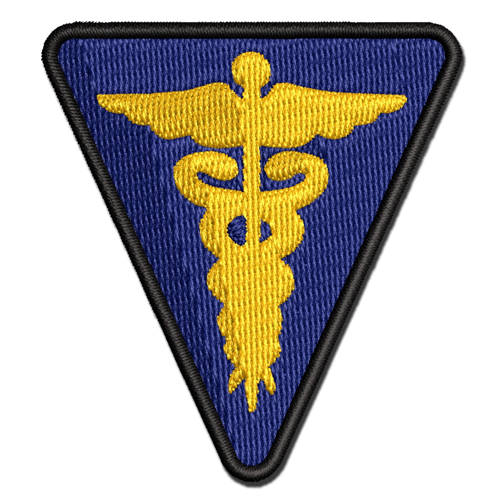 Staff of Hermes Silhouette Caduceus Medical Symbol Applique Multi-Color ...