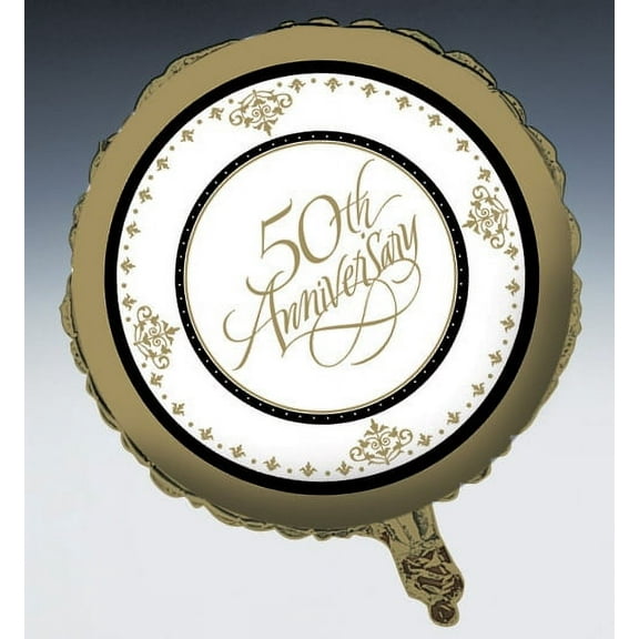 Stafford 50th Anniversary 18 inch Foil Balloon