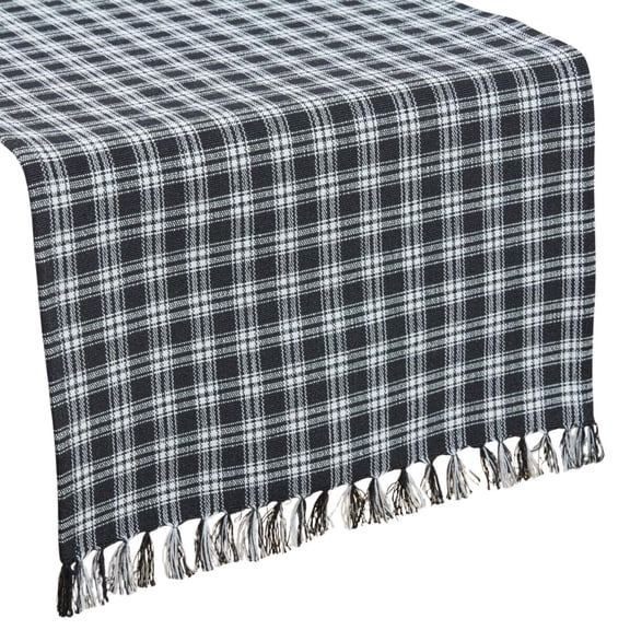 Stafford Black & Cream Table Runner - 13x36 - Park Designs