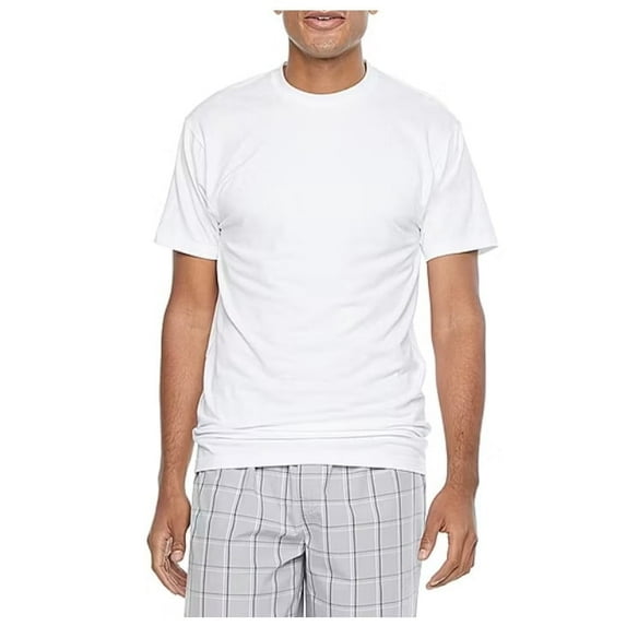 Stafford Dry + Cool Breathable Mesh Mens 4 Pack Short Sleeve Crew Neck Moisture Wicking T-Shirt Tall