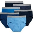 thumbnail image 1 of Stafford Low-Rise Briefs for Men 6-pack 100% Cotton Men's Underwear, X-Large, 1 of 5