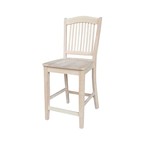 Stafford Soild Wood Counterheight Stool - 24" Seat Height