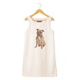 thumbnail image 1 of Staffordshire Bull Printed Vintage 100% Cotton Linen Mini Shift Dress WDS_01 10, 1 of 1