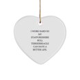 thumbnail image 1 of Staffordshire Bull Terrier Dog Gifts for Men, Inspirational Quote Heart Ornament, Christmas Unique Gifts from Friends, Family, Coworkers, 1 of 4