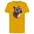 thumbnail image 1 of Staffordshire Bull Terrier Photo Tee Men's -Image by Shutterstock, 1 of 2