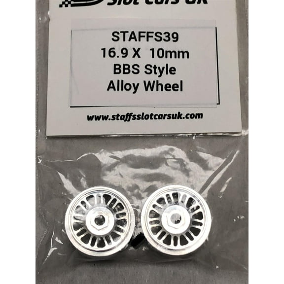 Staffs Aluminium BBS Style Wheels in Silver 16.9x10mm STAFFS39