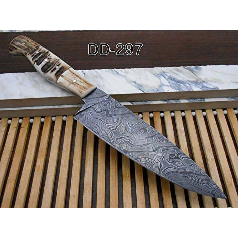 Custom Order for Random Pattern Damascus 8 Carbon Steel Chef Knife 