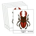 thumbnail image 1 of Stag Beetle Car Window Bumper Water Bottle Phone Tablet Laptop Waterproof Vinyl Decal Sticker Set 5-Pack - Gloss Finish - 5.0", 1 of 7