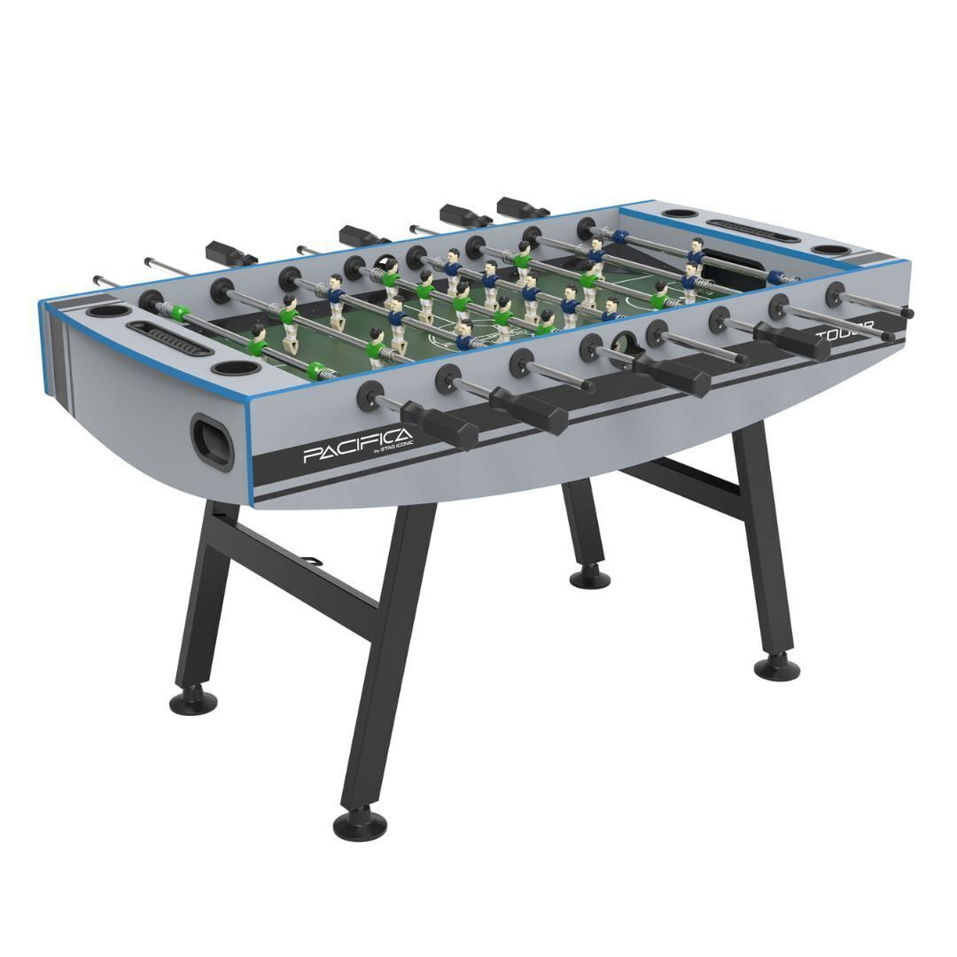 Pacifica 59.5" Gray Stainless Steel Outdoor Foosball Table