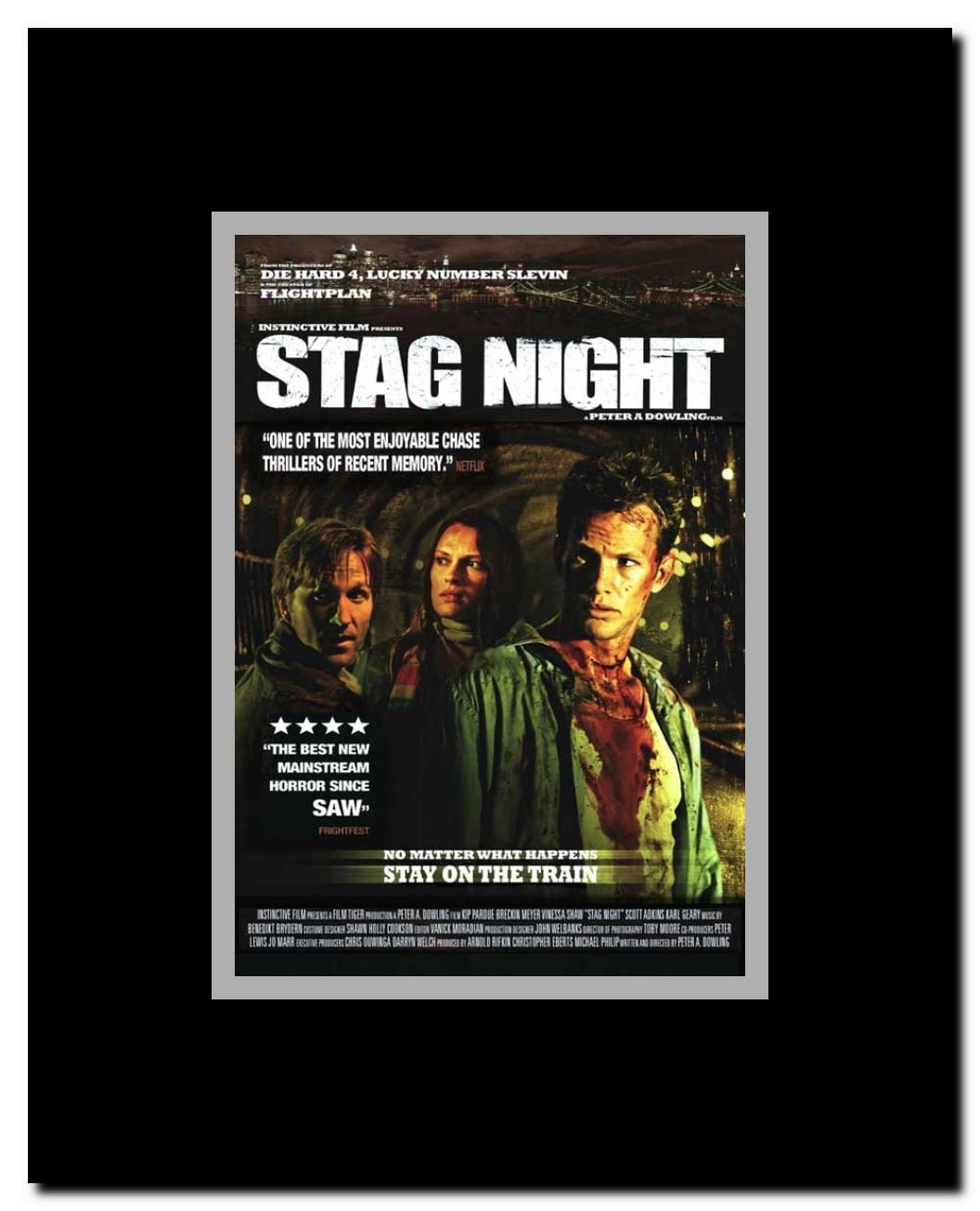 Stag Night of the Dead Framed Movie Poster
