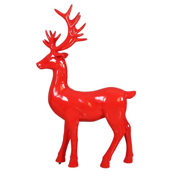 Stag Standing (Red)