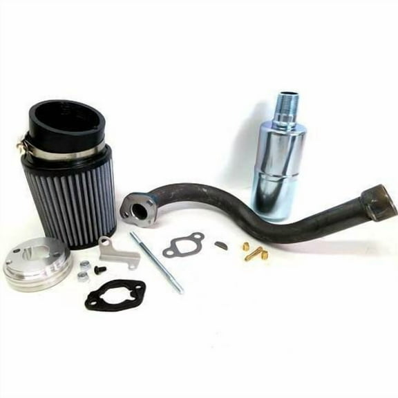 Stage 1 Air Filter Exhaust Pipe For Hemi Predator 212cc MiniBike Trike Barstool
