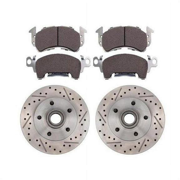 Stage 1 Disc Brake Upgrade Kit for 1970-78 GM, Hawk DTC-30 Pads