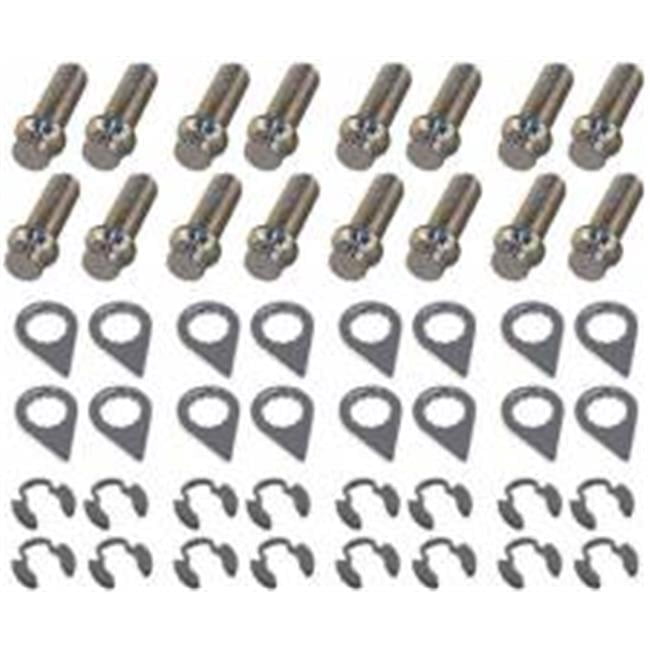 Stage 8 Fasteners SGE8933 0.37-16 0x 1 in. 12 Point Header Bolt Kit - Set of 16