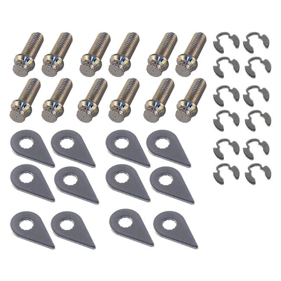 Stage 8  Header Locking Bolt Kit - Silver 0.76 lbs
