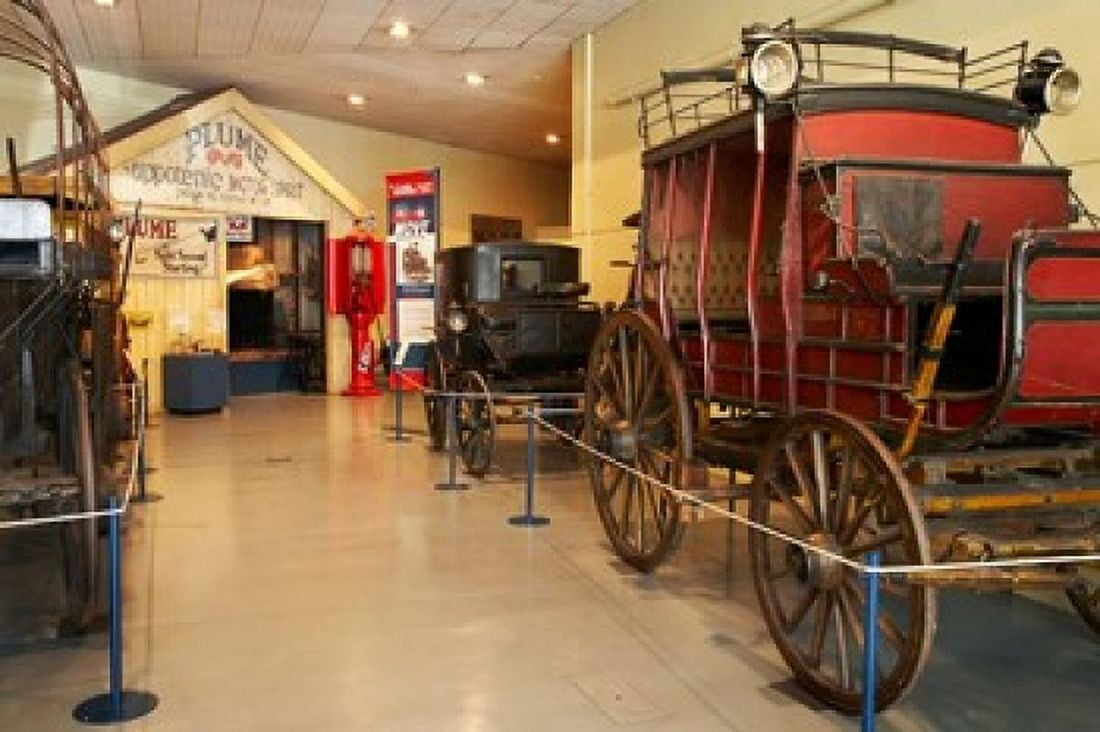 Stage Coach Otago Settlers South Island New Zealand Canvas Art - David Wall DanitaDelimont (35 x 24)