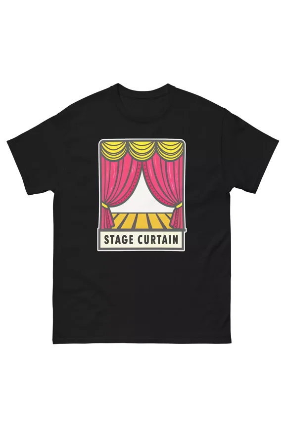 Stage Curtain School Classroom Object Office Teacher T-Shirt