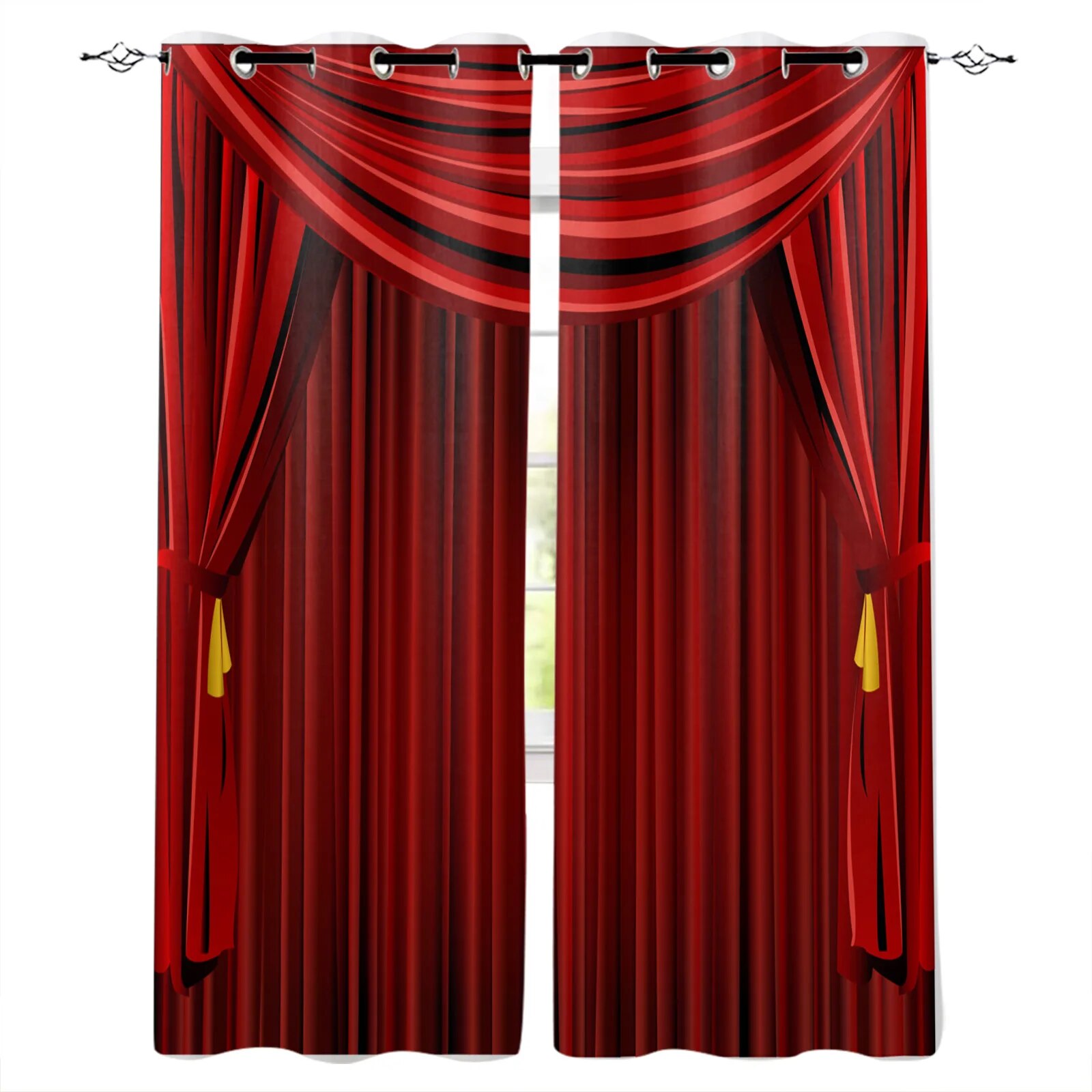 Stage Curtains for Bedroom Drapes for Living Room Home Decor Concert