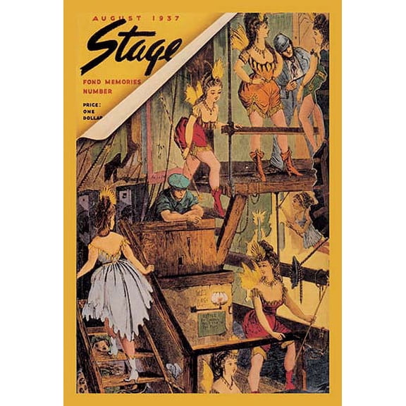 Stage: Fond Memories Fine art canvas print (20" x 30")