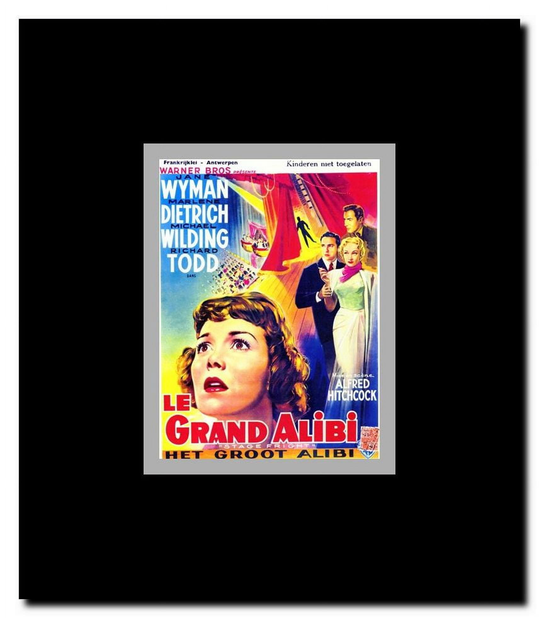 Stage Fright Framed Movie Poster