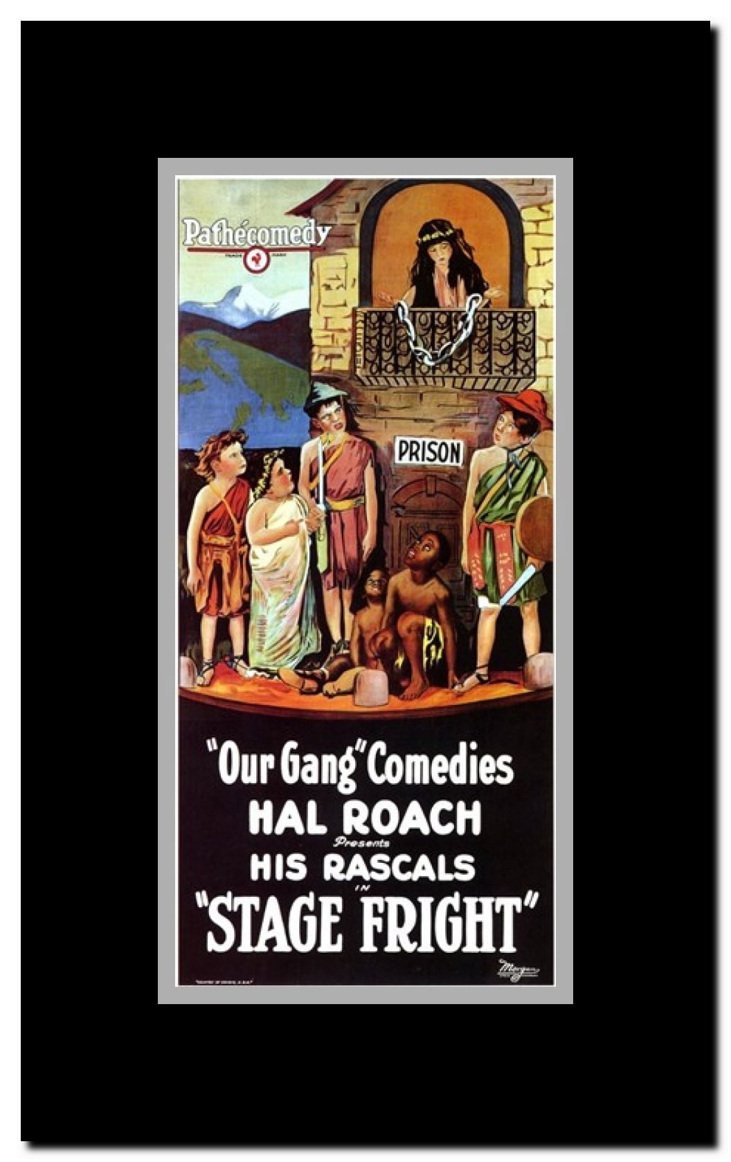 Stage Fright Framed Movie Poster