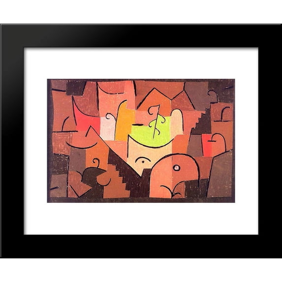 Stage Landscape 20x24 Framed Art Print by Paul Klee
