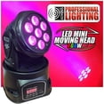 thumbnail image 1 of Stage Light - LED Mini Moving Head RGBW Adkins Pro Lighting, 1 of 2