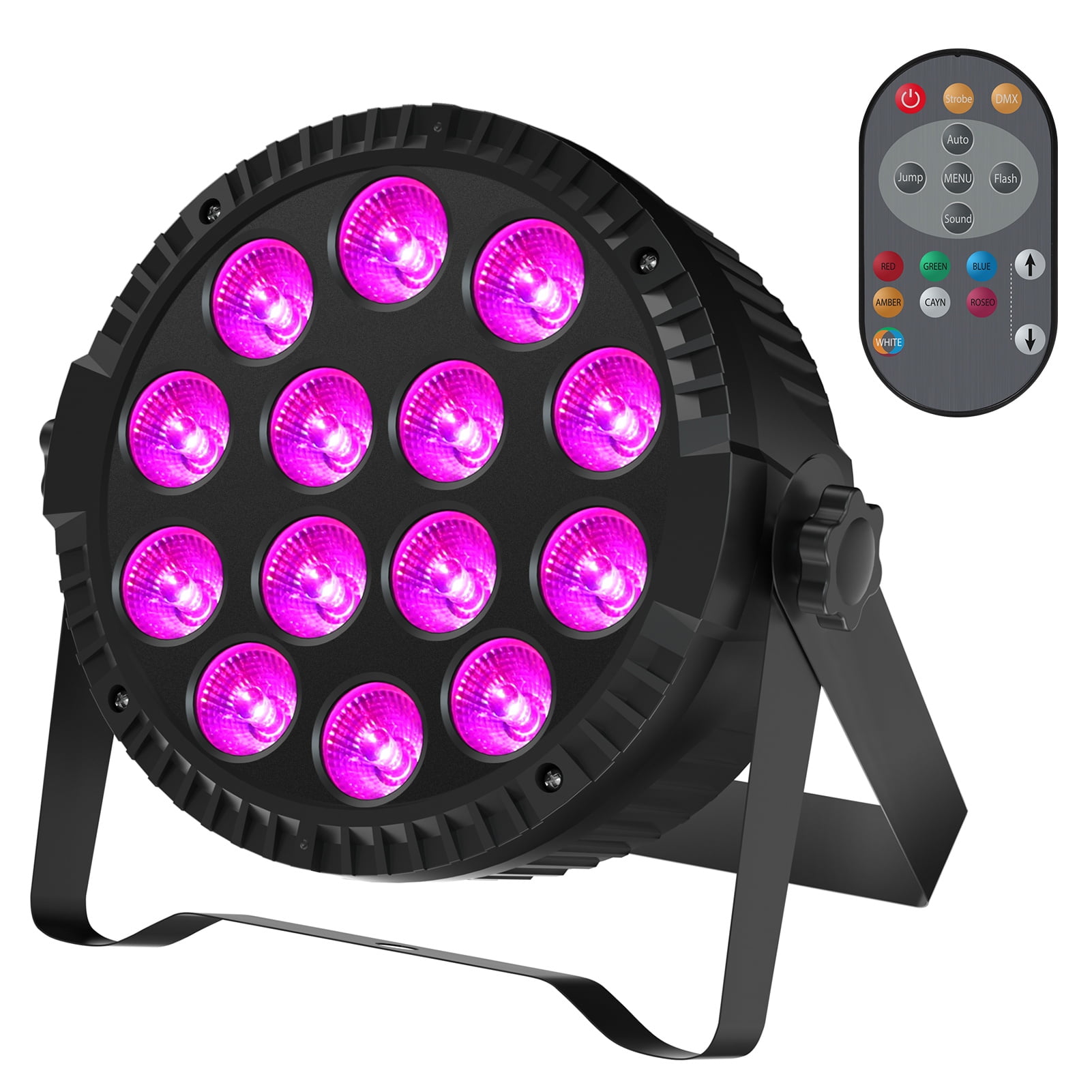 Stage Lights,LED Par Lights RGBW DJ Stage Lighting 14x6W Uplights for Events by Sound Activated and DMX Control for Wedding Church Live Show Disco Halloween Christmas Parties