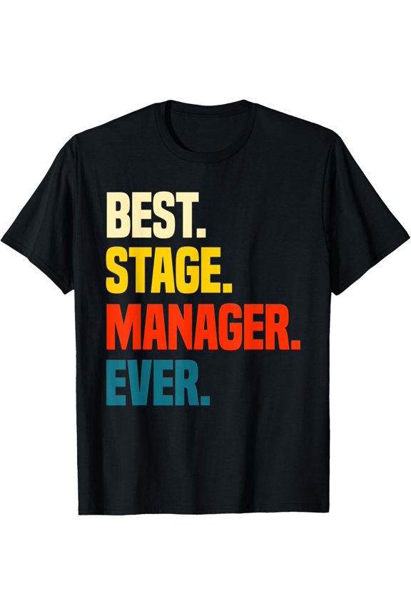 Stage Manager Retro Vintage Production Director Producer T-Shirt
