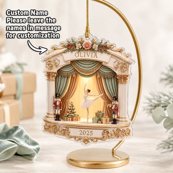 Stage Ornament Personalized Ballerina Hanging Decor Dancer Gift