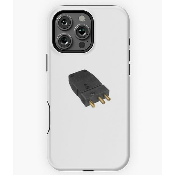Stage Pin Cable Plug Design N3612 Phone Case for iPhone 17 16 15 14 13 12 11 Pro Max