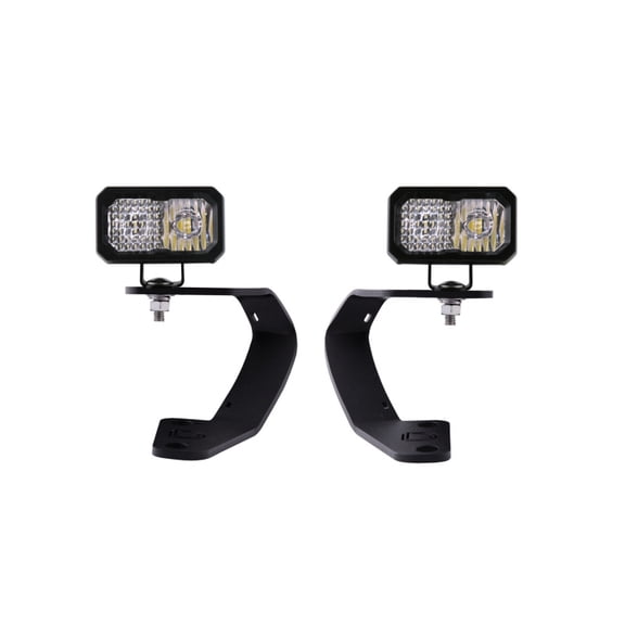 Stage Series 2in LED Ditch Light Kit for 2010-2021 Toyota 4Runner Pro White Combo Diode Dynamics