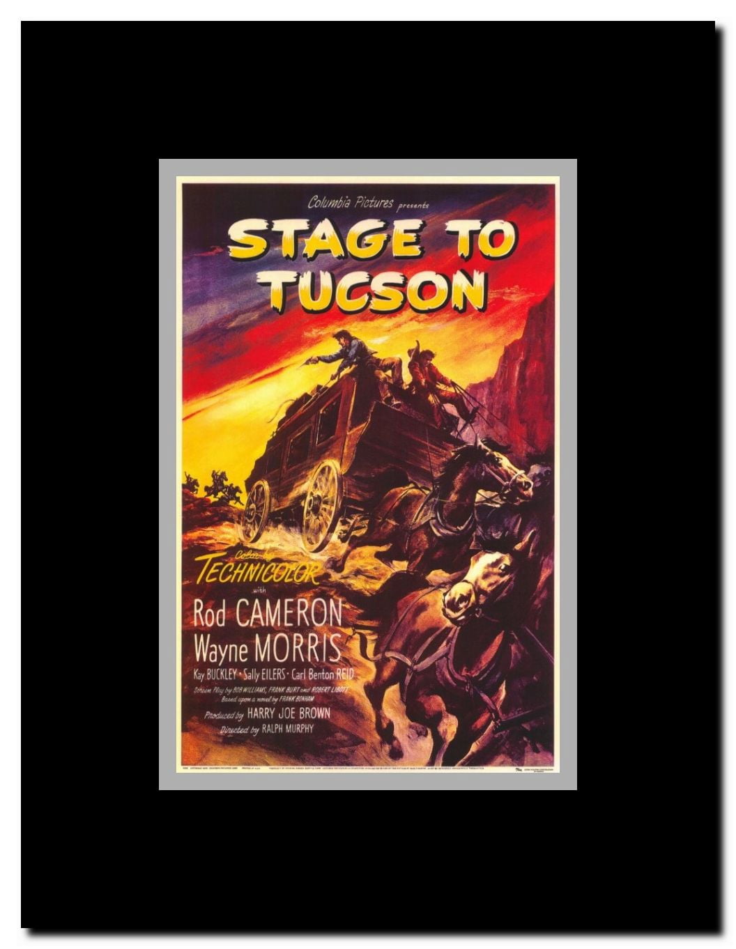 Stage to Tucson Framed Movie Poster