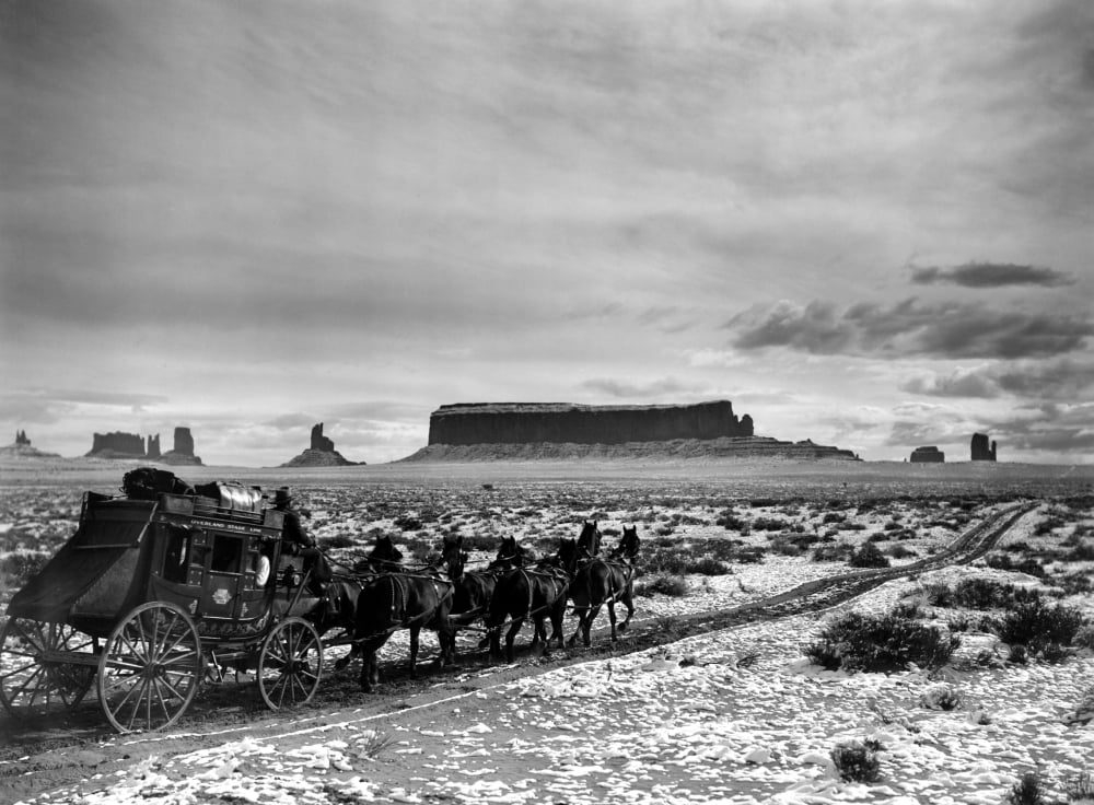 Stagecoach Canvas Art - (20 x 16)