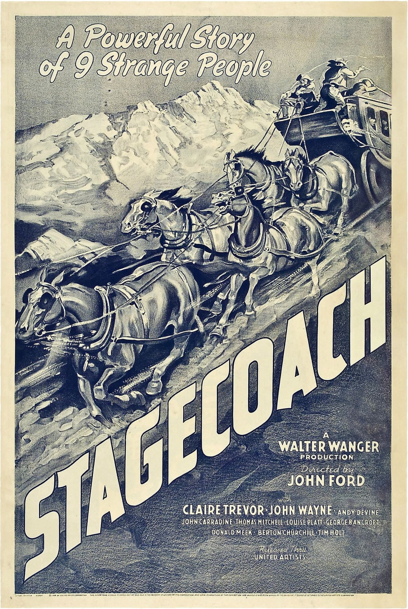 Stagecoach Canvas Art - (24 x 36)