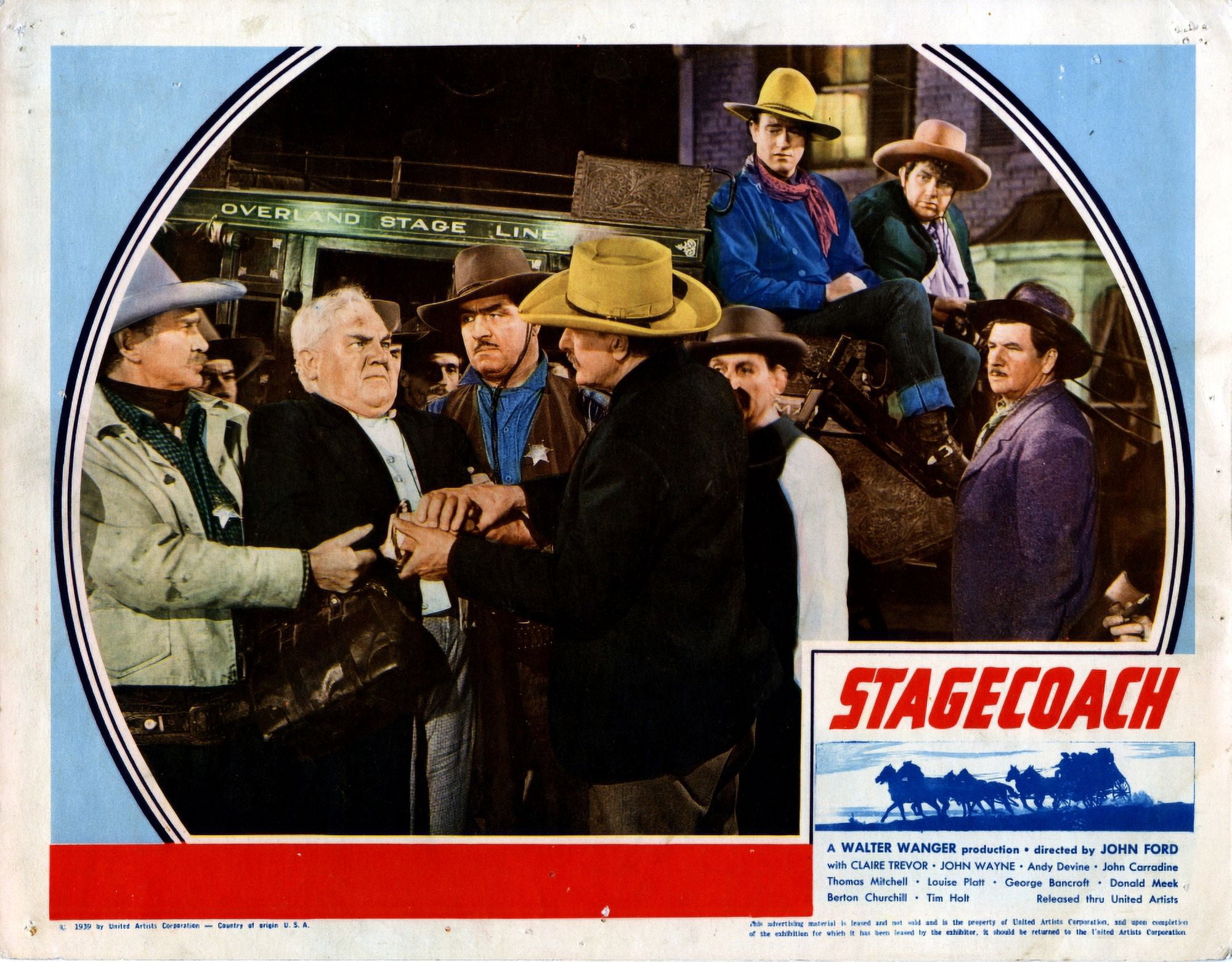 Stagecoach Canvas Art - (28 x 22)
