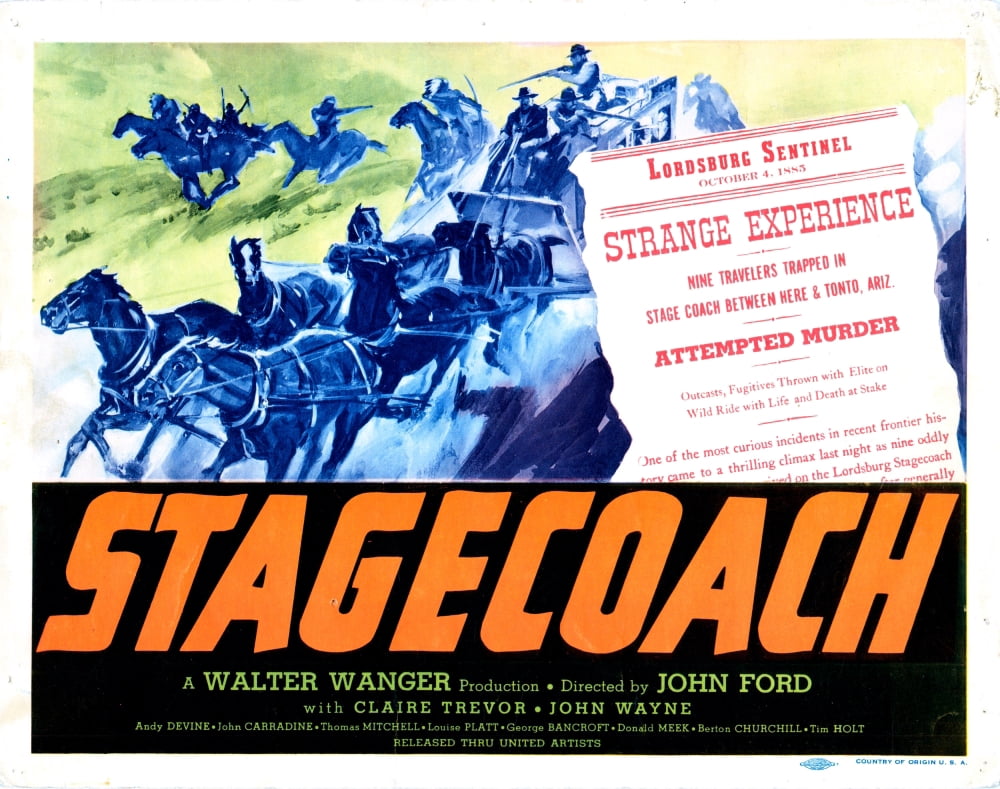 Stagecoach Canvas Art - (28 x 22)